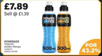 Bestway POWERADE Tropical/ Golden Mango offer
