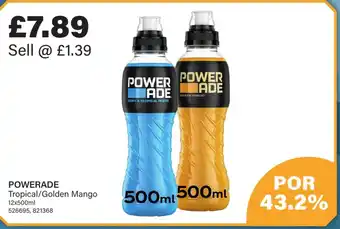 Bestway POWERADE Tropical/Golden Mango offer