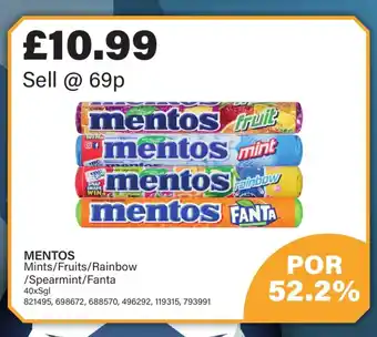 Bestway MENTOS Mints/Fruits/Rainbow /Spearmint/Fanta offer