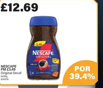 Bestway NESCAFE Original Decaf offer