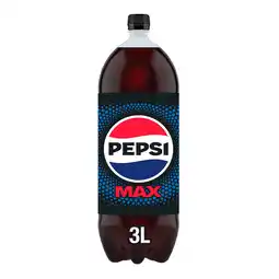 Iceland Pepsi Max No Sugar Cola Bottle 3L offer