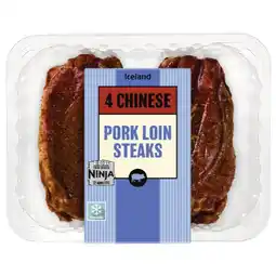 Iceland Iceland 4 Chinese Pork Loin Steaks 350g offer