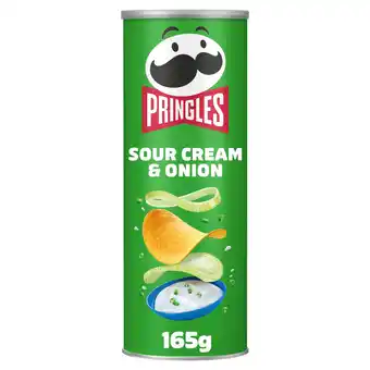 Iceland Pringles Sour Cream & Onion Sharing Crisps 165g offer