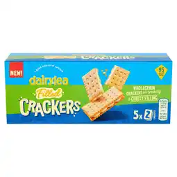 Iceland Dairylea Filled Crackers Cheesy Snack 5 pack 96.4g offer