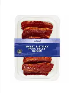 Iceland Iceland Sweet & Sticky Pork Belly Slices 260g offer