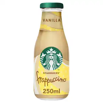 Iceland Starbucks Frappuccino Vanilla Flavoured Milk Iced Coffee 250ml offer