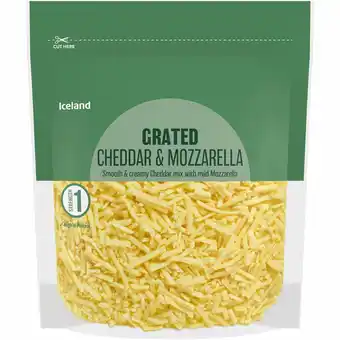 Iceland Iceland Grated Mozzarella & Cheddar 250g offer