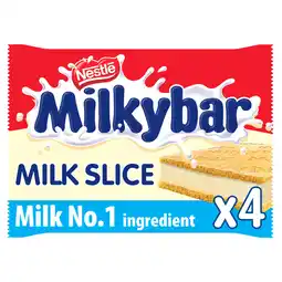 Iceland Milkybar Milk Slice 4 x 26g offer