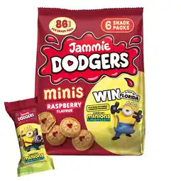 Iceland Jammie Dodgers 6 Minis Raspberry Flavour 120g offer