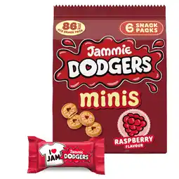 Iceland Jammie Dodgers 6 Minis Raspberry Flavour 120g offer