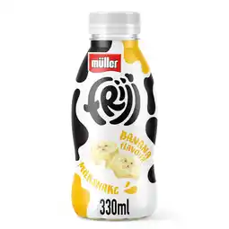 Iceland Müller Frijj Banana Flavour Milkshake 330ml offer