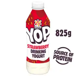 Iceland Yop Strawberry Yoghurt Drink 825g offer