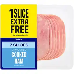Iceland Iceland 6 Slices (Approx.) Prime Cuts Cooked Ham 100g offer