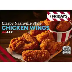 Iceland TGI Fridays Crispy Nashville Style Chicken Wings 600g offer