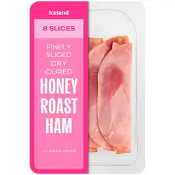 Iceland Iceland 8 (Approx.) Finely Sliced Prime Cuts Honey Roast Ham 100g offer