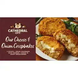 Iceland Cathedral City Our Cheese & Onion Crispbakes 280g offer