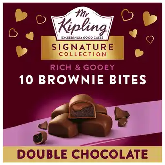 Iceland Mr Kipling 10 Gooey Brownie Bites Double Chocolate offer