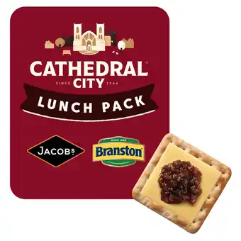 Iceland Cathedral City 4 Mature Cheddar Slices Crackers & Pickle 122g offer