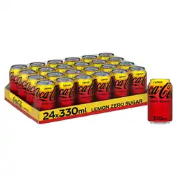 Iceland Coca-Cola Zero Sugar Lemon 24 x 330ml offer