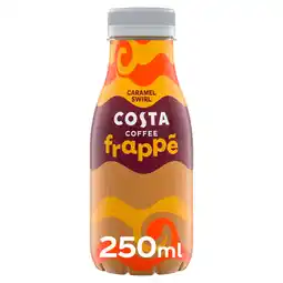 Iceland Costa Coffee Frappe Caramel Swirl Iced Coffee 250ml offer