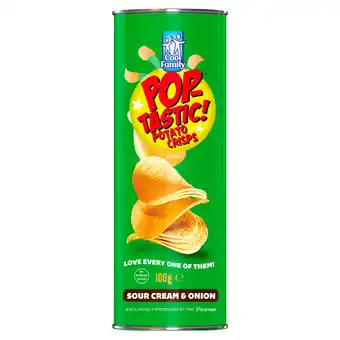 Iceland Pop-Tastic! Potato Crisps Sour Cream & Onion 160g offer