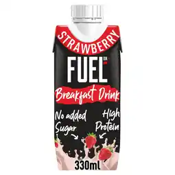 Iceland FUEL10K Strawberry Flavour Milk Drink 330ml offer