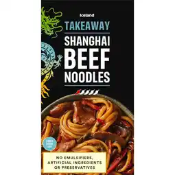 Iceland Iceland Shanghai Beef Noodles 375g offer