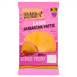 Iceland Island Delight Lamb Jamaican Pattie Shortcrust Pastry 140g offer