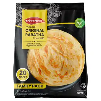 Iceland Crown Farms The First Original Paratha 1600g offer