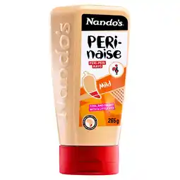 Iceland Nando's Perinaise Peri-Peri Mayonnaise Mild 265g offer