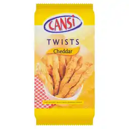 Iceland Cansi Puff Pastry Twists with Cheddar Cheese 125g offer