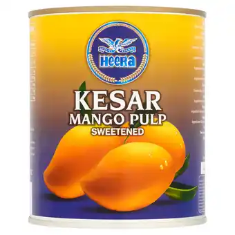 Iceland Heera Kesar Mango Pulp Sweetened 850g offer