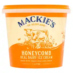 Iceland Mackie's of Scotland Honeycomb Real Dairy Ice Cream 1 Litre offer