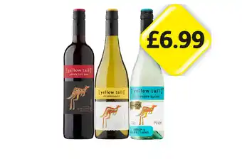 Londis View Yellow Tail Jammy Red Roo, Chardonnay, Sauvignon Blanc offer