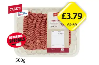 Londis View Jack's Beef Mince offer