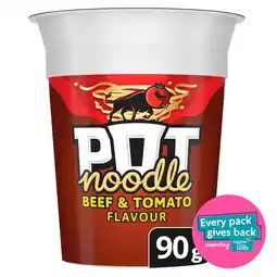Morrisons Pot Noodle Beef & Tomato Standard offer