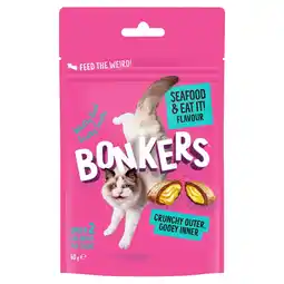 Morrisons Bonkers Seafood & Eat It Flavour Cat Treats offer