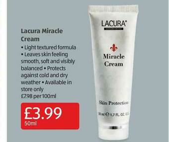 Aldi Lacura Miracle Cream offer