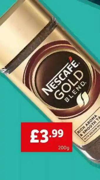 Lidl Nescafé Gold Blend offer