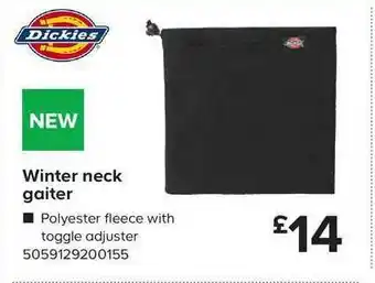 TradePoint Dickies Winter Neck Gaiter offer