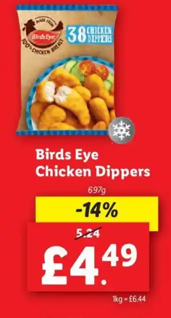 Lidl Birds Eye Chicken Dippers offer