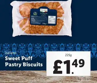 Lidl Italiamo Sweet Puff Pastry Biscuits offer