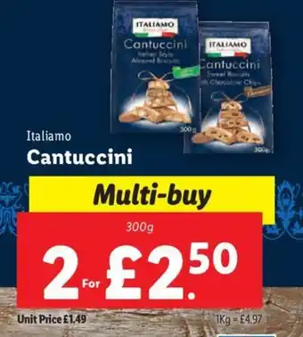 Lidl Italiamo Cantuccini offer