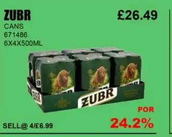 Bestway ZUBR CANS offer