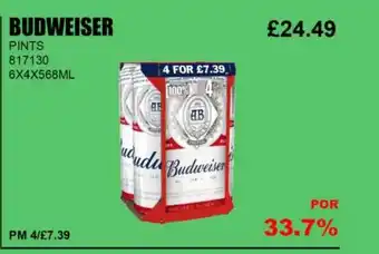 Bestway BUDWEISER PINTS offer