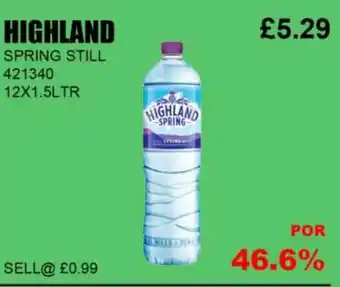 Bestway HIGHLAND SPRING STILL offer
