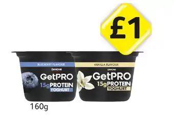 Londis View Danone GetPRO Protein Yoghurt Blueberry, Vanilla offer
