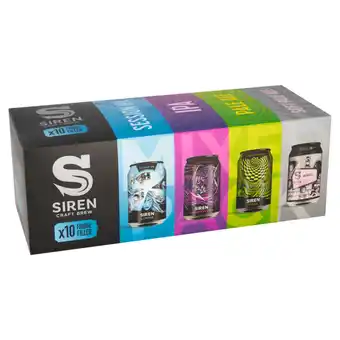 Asda Siren Craft Brew Fridge Filler 10 x 330ml offer
