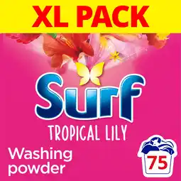 Iceland Surf Laundry Powder Tropical Lily 4 kg 80 washes offer