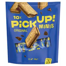 Iceland Bahlsen Pick Up! Minis Milk Chocolate 10 x 10.6g (106g) offer